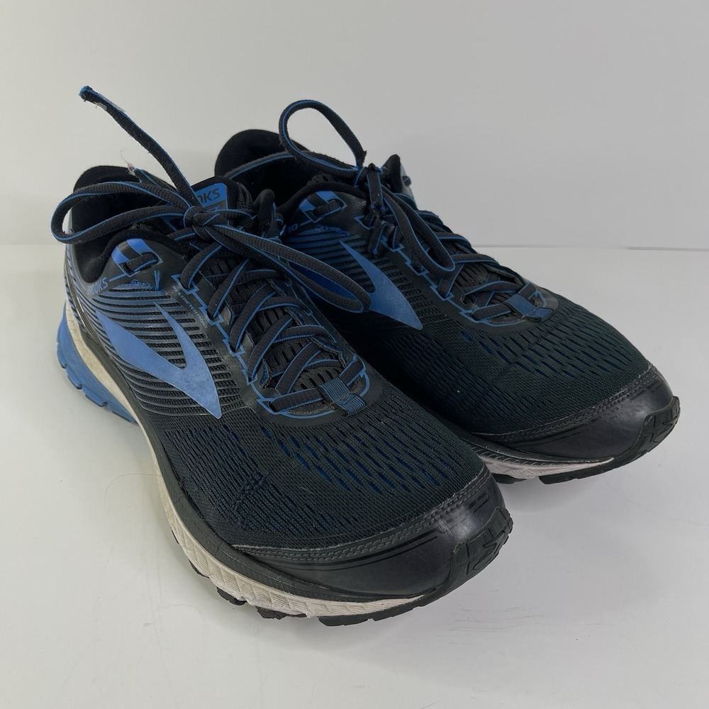 Brooks Ghost 10 Men's Blue / Black Running Athletic Shoes 1102571D056 Size 11 D